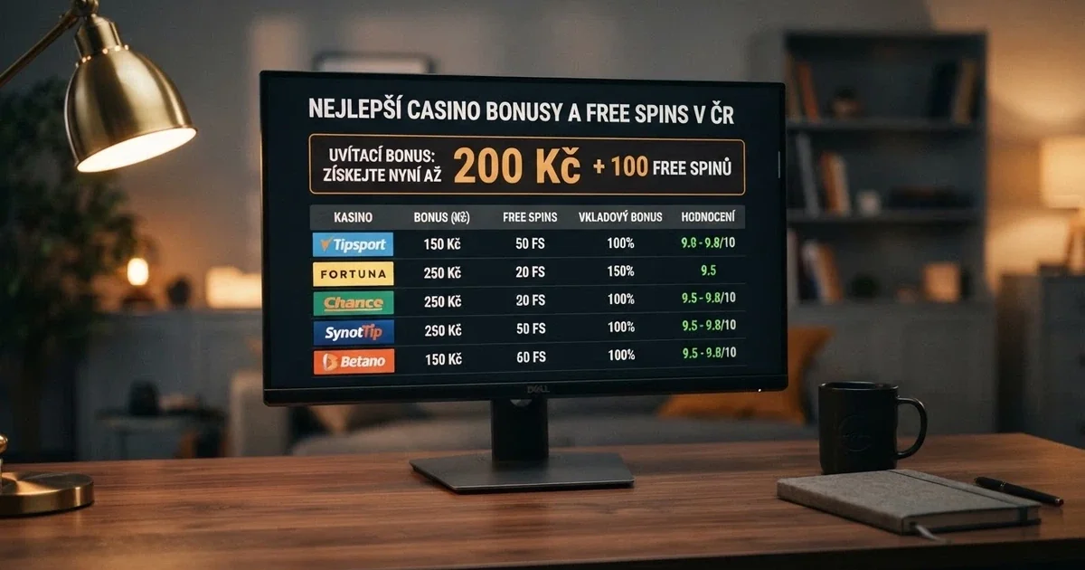 Casino s vkladem 200 Kč: nabídka, bonusy a co skutečně stojí