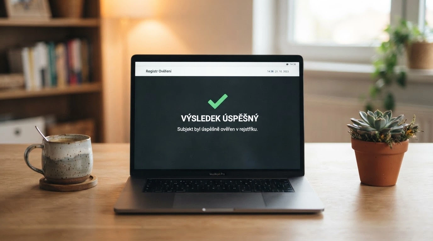 Úřední dokument s razítkem Ministerstva financí České republiky