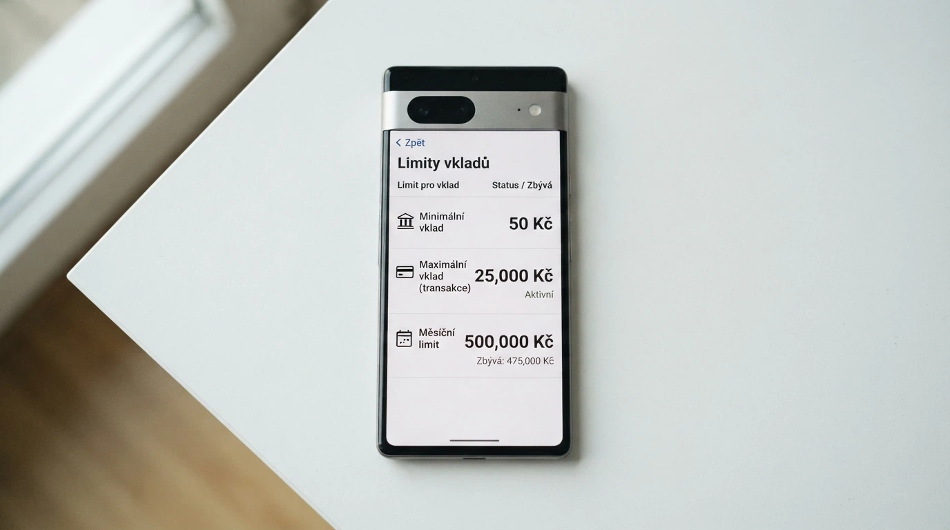 Tabulka s přehledem limitů SMS vkladů podle operátora a metody — Vodafone, O2, T-Mobile