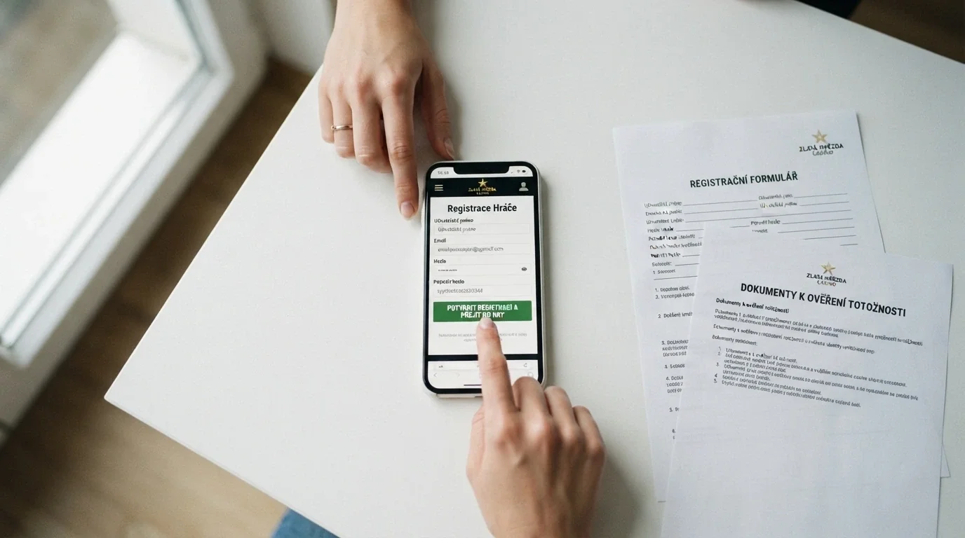 Proces registrace do online casina — formulář, BankID, nastavení limitů